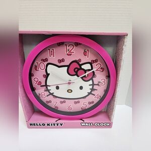 Hello Kitty Pink Analog Wall Clock